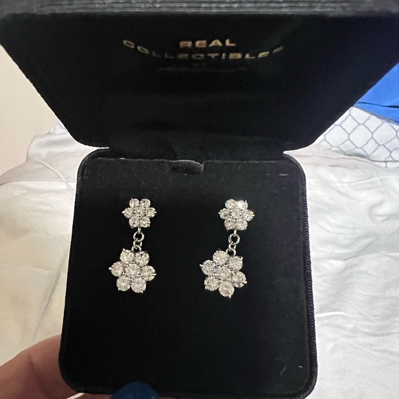 Real Collectibles by Adrienne Jewelry - Real Collectibles by Adrienne Silver Dangle Earrings - Never worn
